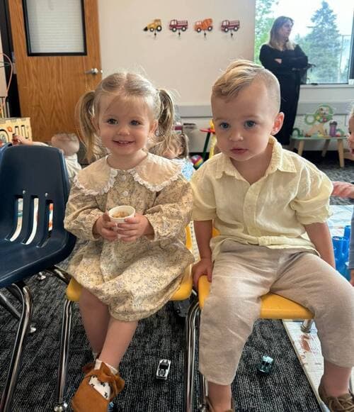 Little ones in the Ark Church day care room